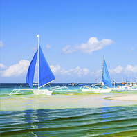 【2人成行】樂活長灘島六日－長灘島海上聖母岩礁－外島巡曳之旅Island浮潛 (含稅險)